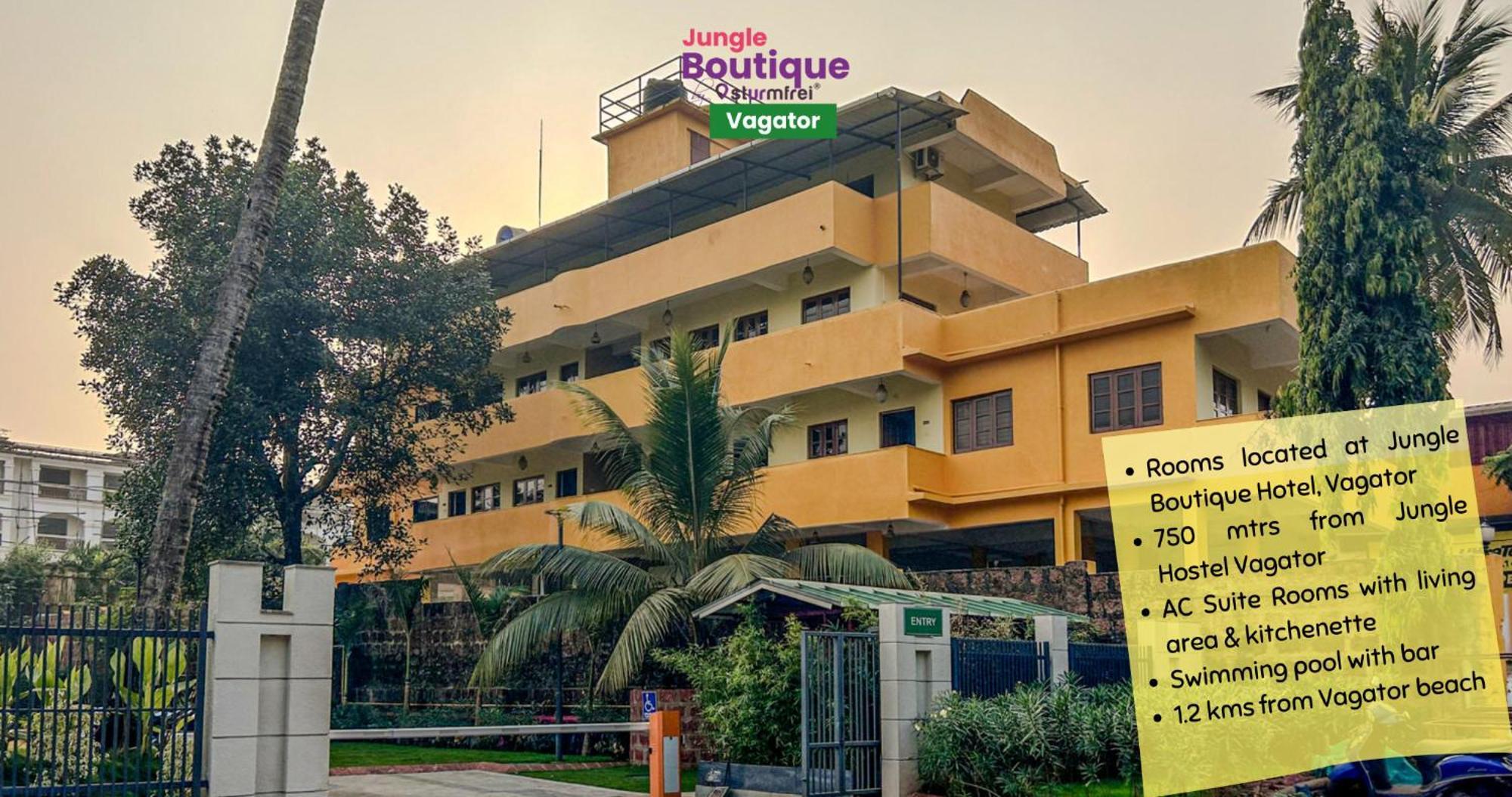 Jungle By Sturmfrei Vagator Hostel Exterior photo